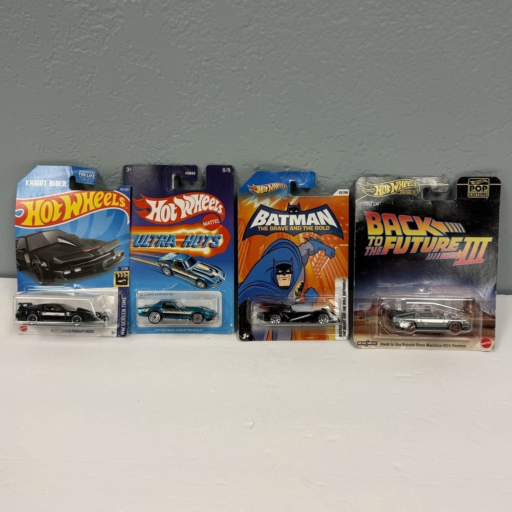Hot Wheels Bent Cards Still Sealed Lot Of 4 Various Models